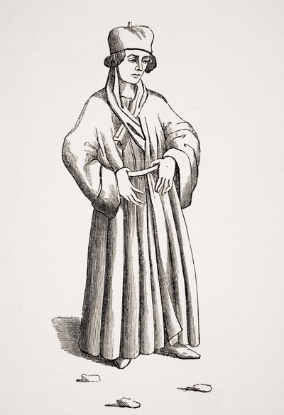 Judge, after a Drawing in a 15th Century Manuscript, from 
